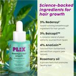 Buy PLIX Rosemary Advanced Anti Hair Fall Shampoo (200 ml) & Serum (30 ml) | Reducing Hair Loss & Breakage | All Hair Types | Men & Women | Sulphate & Parabeen Free| Dermatologically Tested, Combo of 2 - Purplle