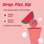 Buy PLIX Apple Cider Vinegar Effervescent for Weight Loss (Juicy Watermelon) - Pack Of 4, 252 gm - Purplle