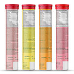 Buy PLIX Apple Cider Vinegar Effervescent for Weight Loss Variety Pack of 4 - Apple Burst, Orange Squeeze, Lemon Masala & Juicy Watermelon 252 gm - Purplle