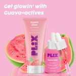 Buy PLIX Guava Glow Regime with Cleanser (100 ml) & 10% Vitamin C Serum (30 ml) for Superbright Glow,Combo of 2 - Purplle