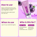 Buy PLIX Jamun Cleanser (100 ml) & 2% Salicylic Acid Serum (30 ml) With Smoothie Moisturizer (50 gm) Combo of 3l Detoxifies The Skin l Reduces Active Acne l Fades Blemishes l All Skin Types - Purplle
