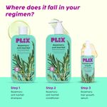 Buy PLIX Rosemary Anti Hairfall Regime| Advanced Shampoo (200 ml) & Conditioner (175 ml) | Reduces Hair Fall & Strengthens Hair | Rosemary Extract, Ceramides & Plant Keratin | For Men & Women, Combo of 2 - Purplle