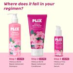 Buy PLIX Hibiscus Frizz Control Hair Serum (50 ml) + Bond Repair Shampoo (200 ml) + Conditioner (175 ml) | Protects & Smoothes Frizzy Hair| 3x Strength with Fiberhance, Combo of 3 - Purplle