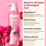 Buy PLIX Hibiscus Bond Repair Shampoo (200 ml) + Conditioner (175 ml) | Repairs Molecular Structure & Reduces Breakage | FiberHance & TechnoHYAL Hair Complex, Combo of 2 - Purplle