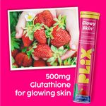 Buy PLIX Glutathione Strawberry Effervescent 30 Tablets With 500mg L-Glutathione For Clear Glowy Skin & Pigmentation (Pack Of 2) - Purplle