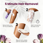 Buy Good Vibes Insta Smooth Hair Removal Spray | 5 Min Painless Hair Removal | Enriched with Tulip Extract, Aloe Vera & Allantoin | Gentle on Skin, Removes Hair from Root | No Darkening, No Cuts | Smooth, Soft & Nourished Skin 200 ml - Purplle
