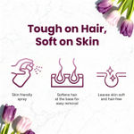 Buy Good Vibes Insta Smooth Hair Removal Spray | 5 Min Painless Hair Removal | Enriched with Tulip Extract, Aloe Vera & Allantoin | Gentle on Skin, Removes Hair from Root | No Darkening, No Cuts | Smooth, Soft & Nourished Skin 200 ml - Purplle