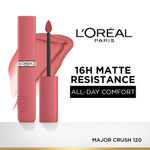 Buy L’Oreal Paris Infallible Matte Resistance Liquid Lipstick, Major Crush 120, 5 ml - Purplle
