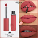 Buy L’Oreal Paris Infallible Matte Resistance Liquid Lipstick, Shopping Spree 230, 5 ml - Purplle