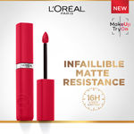 Buy L’Oreal Paris Infallible Matte Resistance Liquid Lipstick, French Kiss 245, 5 ml - Purplle