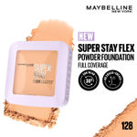 Buy Maybelline New York Super Stay Flex Powder Foundation Compact, 128, Full Coverage, 30H Full Coverage, Perfect for Oily Skin, Waterproof & Sweatproof - 9 gm - Purplle