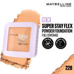 Buy Maybelline New York Super Stay Flex Powder Foundation Compact, 228, Full Coverage, 30H Full Coverage, Perfect for Oily Skin, Waterproof & Sweatproof - 9 gm - Purplle
