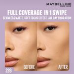 Buy Maybelline New York Super Stay Flex Powder Foundation Compact, 228, Full Coverage, 30H Full Coverage, Perfect for Oily Skin, Waterproof & Sweatproof - 9 gm - Purplle