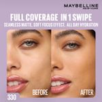 Buy Maybelline New York Super Stay Flex Powder Foundation Compact, 330, Full Coverage, 30H Full Coverage, Perfect for Oily Skin, Waterproof & Sweatproof - 9 gm - Purplle