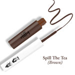 Buy Elitty Beauty Brown Matte Pop Coloured Eyeliner -Spill The Tea (4 ml) - Purplle