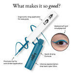 Buy Elitty Beauty Teal Matte Pop Coloured Eyeliner -Teal Appeal (4 ml) - Purplle