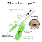 Buy Elitty Beauty Neon Green Matte Pop Coloured Eyeliner -Mean Money (4 ml) - Purplle