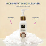 Buy Good Vibes Rice Brightening Face Cleanser | Korean Rice Glow Ritual | Niacinamide + Rice Protein | Deep Cleanse & Hydrate | Brightens & Evens Tone | Glass-Skin Daily Cleanser | Gentle, Non-Drying | Suitable for All Skin Types – 120 ml - Purplle