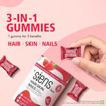 Buy Siens By Dabur 3 in 1 Gummies - 30 pc|Brightens Skin, Control Hairfall, Strengthens Hair & Nails - Purplle