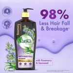 Buy Dabur Vatika Rosemary & Seaweed Anti-Hairfall Shampoo - 640 ml | Reduces Hair Fall | Stimulates Hair Growth And Thickness | Co-Created With Dermatologist | No Sulphates, Silicones & Parabens | Animal Test Free - Purplle