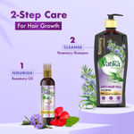 Buy Dabur Vatika Rosemary & Seaweed Anti-Hairfall Shampoo - 640 ml | Reduces Hair Fall | Stimulates Hair Growth And Thickness | Co-Created With Dermatologist | No Sulphates, Silicones & Parabens | Animal Test Free - Purplle