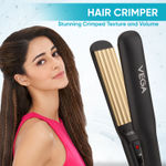 Buy Vega Classic Hair Crimper with Quick Heat Up & Ceramic Coated Plates, Power Indicator Light, Easy Lock System, for Travel Friendly, Salon Finish for Women, (VHCR-01) - Purplle