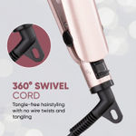 Buy Vega K Shine Hair Straightener for Women with Keratin Infused Plates to Minimise Hair Damage, Heat upto 200°C, Power Indicator Light, Rose Gold, (VHSH-28) - Purplle