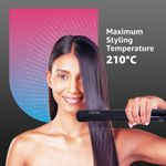 Buy Vega Adore Hair Straightener for Women with Ceramic Coated Plates & Quick Heat-Up, Power ON/OFF Button, Easy Lock Button, 1 Year Warranty, (VHSH-18), (Made in India) - Purplle