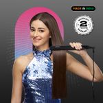 Buy Vega Adore Hair Straightener for Women with Ceramic Coated Plates & Quick Heat-Up, Power ON/OFF Button, Easy Lock Button, 1 Year Warranty, (VHSH-18), (Made in India) - Purplle