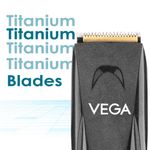 Buy Vega P2 Beard Trimmer for Men with 160 Mins Runtime, Titanium Blades & 40 Length Settings, Battery Powered, Cord and Cordless Use, 2 Comb Attachment, (Power Series P2, VHTH-26) | Gift for men - Purplle