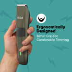 Buy Vega P1 Battery Powered Beard Trimmer for Men with 160 Mins Runtime & 40 Length Settings, 2 Beard Comb, Travel Friendly, Cord & Cordless Use, (Power Series P1, VHTH-25) | Gift for men - Purplle