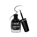 Buy Lakme Ultimate Glam Eye Liner | Semi Matte | Black | 9 ml - Purplle