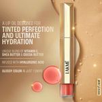 Buy Lakme 9to5 Overtime Shine Tinted Lip Oil With Vitamin E, Shea Butter and Hyaluronic Acid, For Hydrated and Glossy Lips - Everyday Nude - 5.3 ml - Purplle