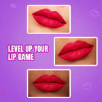 Buy Elle18 Color Pop Matte Lip Color, Selfie Red, 4.3 gm - Purplle