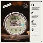 Buy The Bare Bar Madurai Jasmine Cream Deodorant – 20 gm | Aluminium-Free | With Shea Butter, Arrowroot Powder & Vitamin E | Soft Floral Freshness for All Skin Types - Purplle
