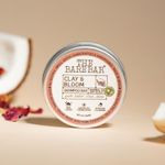 Buy The Bare Bar Clay & Bloom Shampoo Bar – 25 gm With Rose Clay, Rose Oil, Coconut Oil & Cocoa Butter | Nourishing & Soothing Solid Shampoo | Sulfate-Free & Travel-Friendly - Purplle
