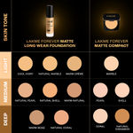 Buy Lakme Forever Matte Longwear Foundation, Natural Marble, 25 ml - Purplle
