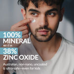 Buy Qurez 100% Mineral Sunscreen SPF 50 PA+++ 50 gm | Lightweight, UVA UVB Broad Spectrum, Blue Light & IR Protection | for Oily, Dry, Sensitive, Acne-prone Skin | Water resistant | Kids Friendly - Purplle