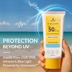 Buy Qurez 100% Mineral Sunscreen SPF 50 PA+++ 50 gm | Lightweight, UVA UVB Broad Spectrum, Blue Light & IR Protection | for Oily, Dry, Sensitive, Acne-prone Skin | Water resistant | Kids Friendly - Purplle