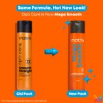 Buy Matrix Mega Smooth Professional Shampoo with Shea Butter & Amino Acids, for Frizzy Hair | Max Smoothness for 4 Days | | Used by 1 Lakh Hairstylists*| For All Hair Types | Paraben Free, 350 ml - Purplle