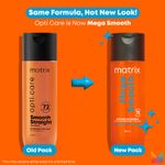 Buy Matrix Mega Smooth Professional Shampoo with Shea Butter & Amino Acids, for Frizzy Hair | Max Smoothness for 4 Days | | Used by 1 Lakh Hairstylists*| For All Hair Types | Paraben Free, 200 ml - Purplle