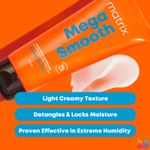 Buy MATRIX Mega Smooth Conditioner with Shea Butter and Ceramides for Frizzy Hair |Max Smoothness for 4 Days | | Used by 1 Lakh Hairstylists*| For All Hair Types | Paraben Free, 200 ml - Purplle