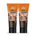Buy Alite Hair Removal Cream for Men | Instant & Painless Hair Removal | Moisturizes & De-Tans| Softens Skin & Works Quickly Pack of 2 (Each 60 gm) - Purplle