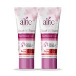 Buy Alite Hair Removal Cream for Women| Painless & Hair Removal | Smooth, Nourished Skin, Natural Butter & Aloe Vera Pack of 2 (60 gm each) - Purplle