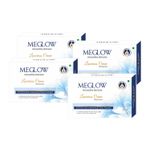 Buy MEGLOW LUXURIOUS CREAM BATHING BAR 75 gm Pack of 4 - Purplle