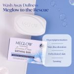 Buy MEGLOW LUXURIOUS CREAM BATHING BAR 75 gm Pack of 4 - Purplle