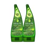 Buy MEGLOW ALOE VERA GEL 125 gm Pack of 2 - Purplle