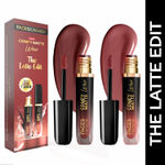Buy FACES CANADA Comfy Matte Wow Liquid Lipstick - The Latte Edit, (3.8 ml x 2) | Choco Couture 01 + Cocoa Crush 07 | Long Lasting | Matte Finish | Lipstick Combo | Pack of 2 - Purplle