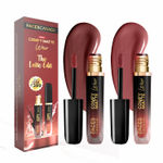 Buy FACES CANADA Comfy Matte Wow Liquid Lipstick - The Latte Edit, (3.8 ml x 2) | Choco Couture 01 + Cocoa Crush 07 | Long Lasting | Matte Finish | Lipstick Combo | Pack of 2 - Purplle