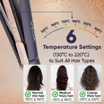 Buy Vega Ionic 3 in 1 Hair Styler for Women (India's No.1* Hair Styler Appliance Brand) Straightener, Curler & Crimper with Ionic Technology, PTC Ceramic Plate, 6 Temperature Settings, Purple, (VHSCC-08) 1 pc - Purplle